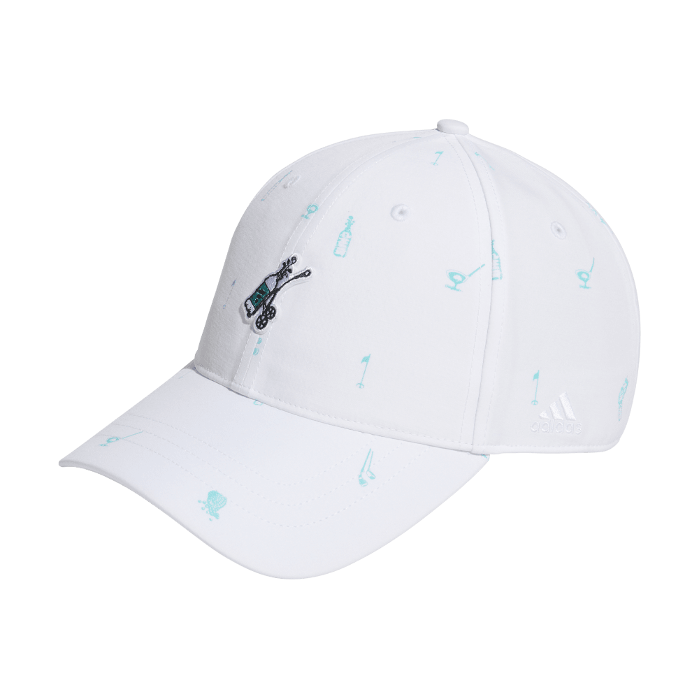 Graphic Cap, White adidas Golf Headwear by adidas